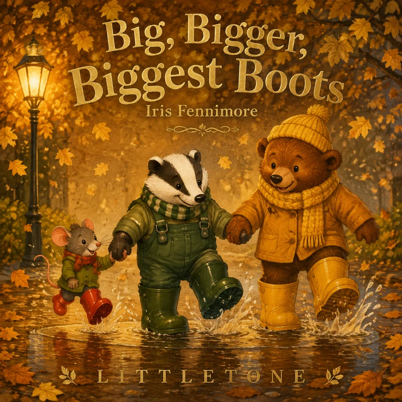 Big, Bigger, Biggest Boots: A puddle-day lesson in sizes