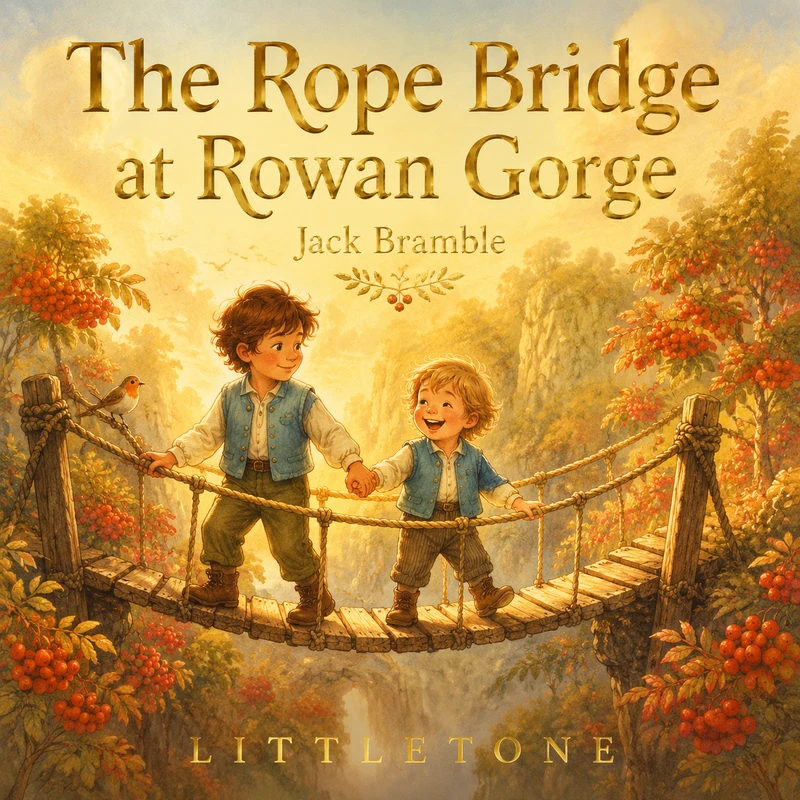 The Rope Bridge at Rowan Gorge: Wobbly, yes. Impossible, no.